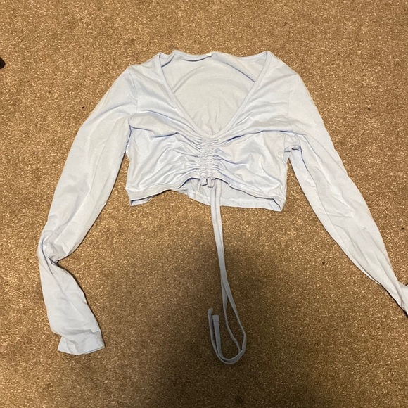 blue shein long sleeve - Picture 1 of 1